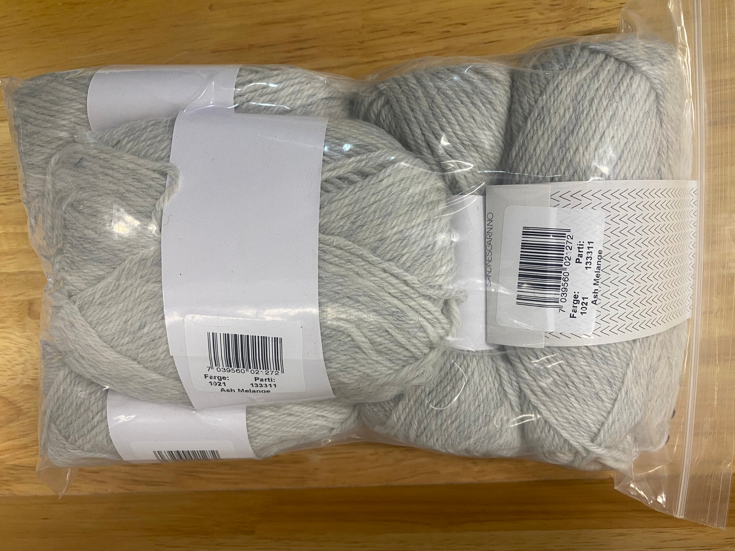 Sandnes Garn Peer Gynt- Ash Melange Bag of 5- Yarnovers