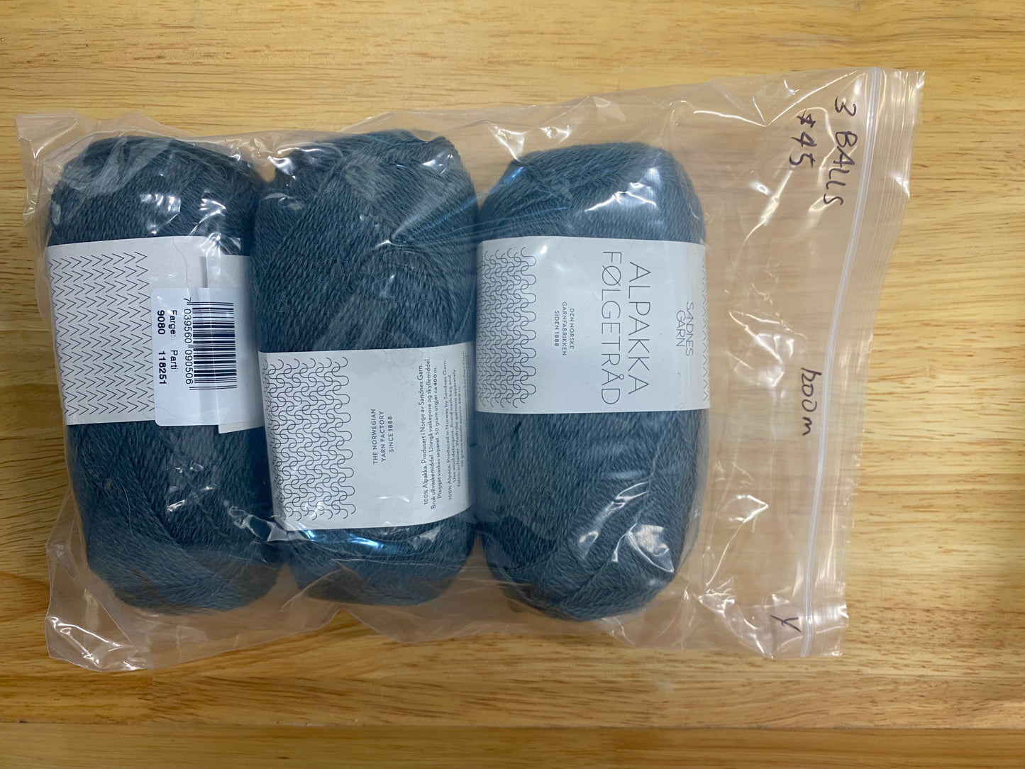 Sandnes Garn - Alpakka Folgetrad Urban Chic Bag of 3 - Yarnovers