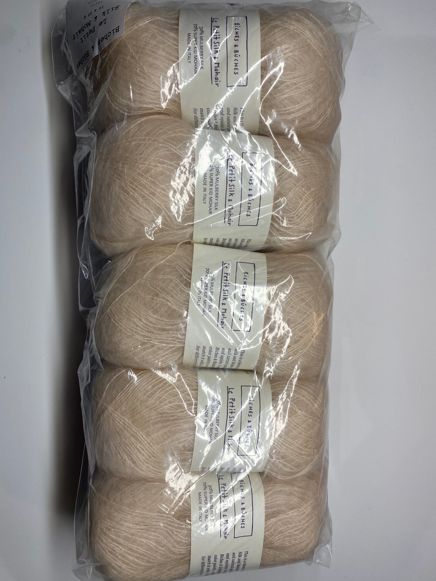 Biches et Buches - Le Petit Silk & Mohair- Nude Pink (5) - Overstock
