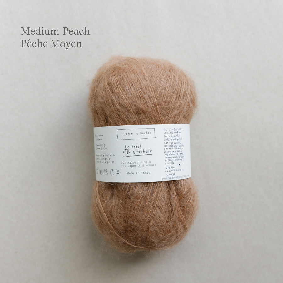Biches et Buches - Le Petit Silk & Mohair- Medium Peach (2) - Overstock