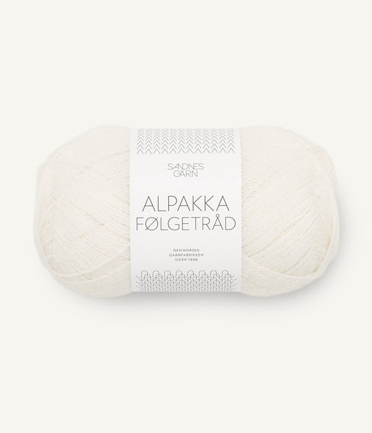 Alpakka Folgetrad - Yarnovers