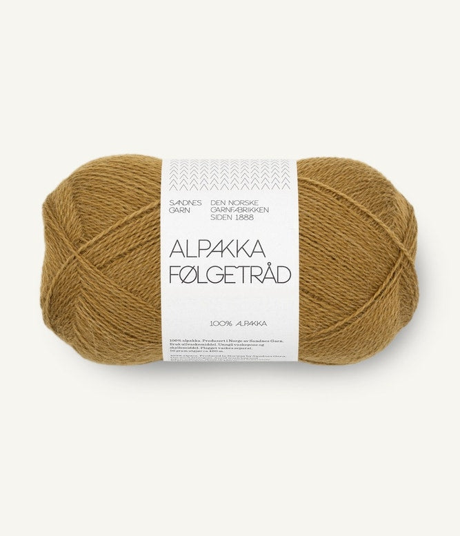 Alpakka Folgetrad - Yarnovers