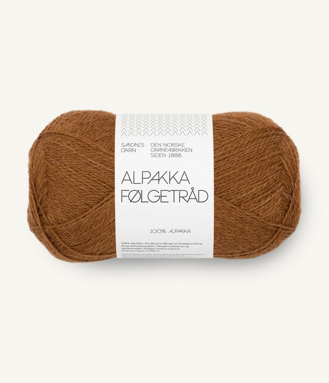 Alpakka Folgetrad - Yarnovers