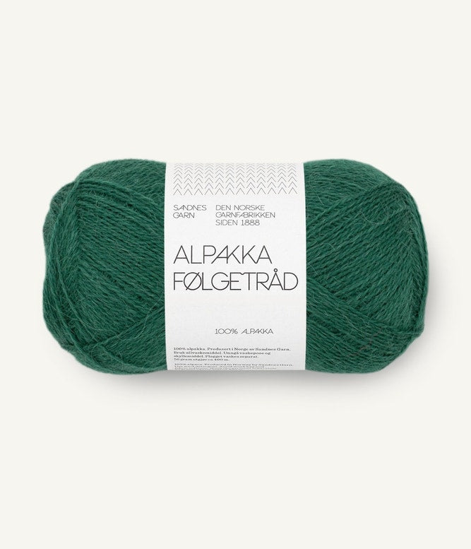 Alpakka Folgetrad - Yarnovers