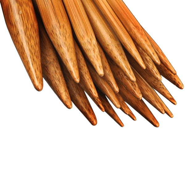 ChiaoGoo SPIN™ Bamboo Tips - 4 & 5" (10 & 13 cm) Patina