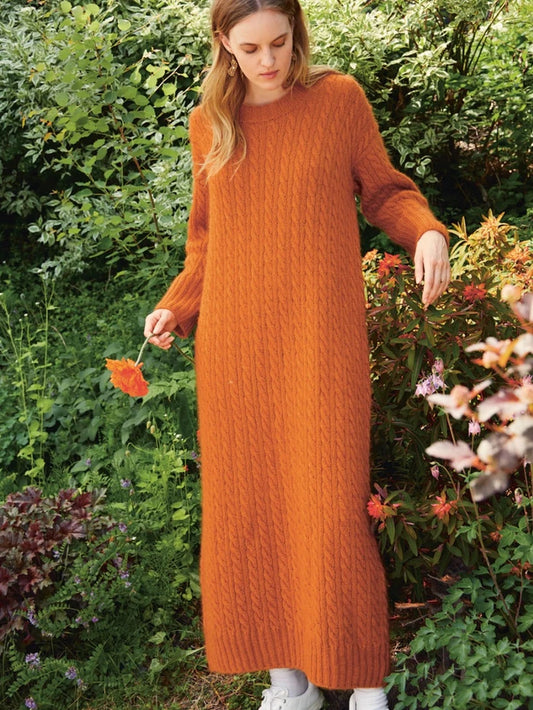 Single Pattern book 2409-11 Bonnie Dress - Free with 10 balls of Sandnes
