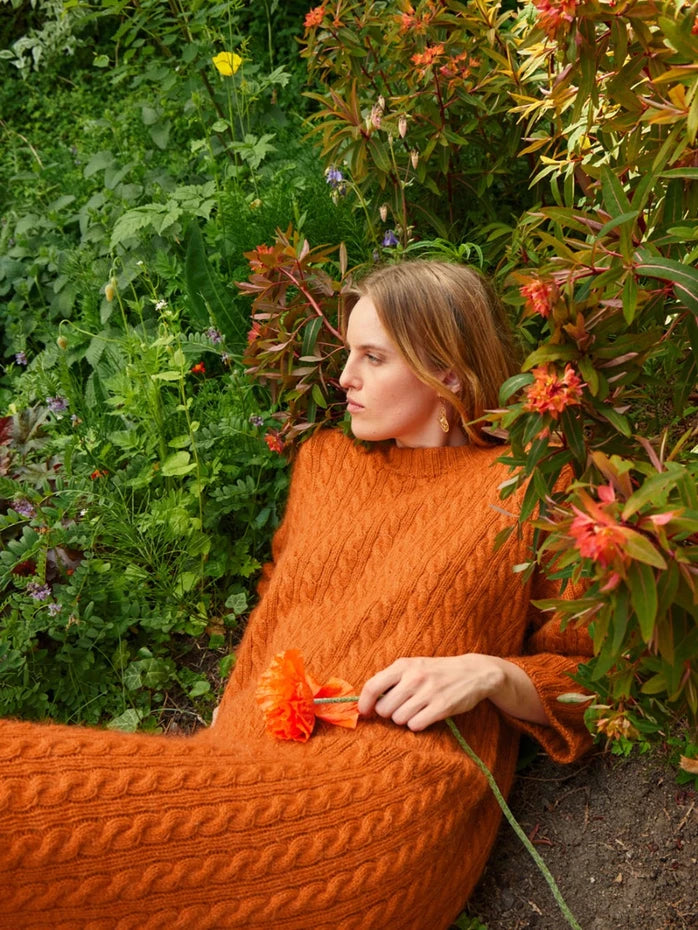 Single Pattern book 2409-11 Bonnie Dress - Free with 10 balls of Sandnes