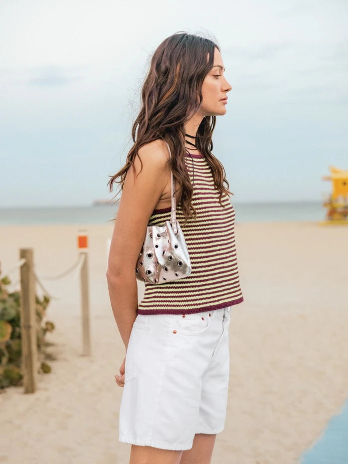 Single Pattern book 2504-8 Summer Knit - West Singlet  - Free with 10 balls of Sandnes