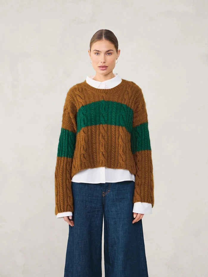 Single Pattern book 2507-1b Brady Sweater  - Free with 10 balls of Sandnes