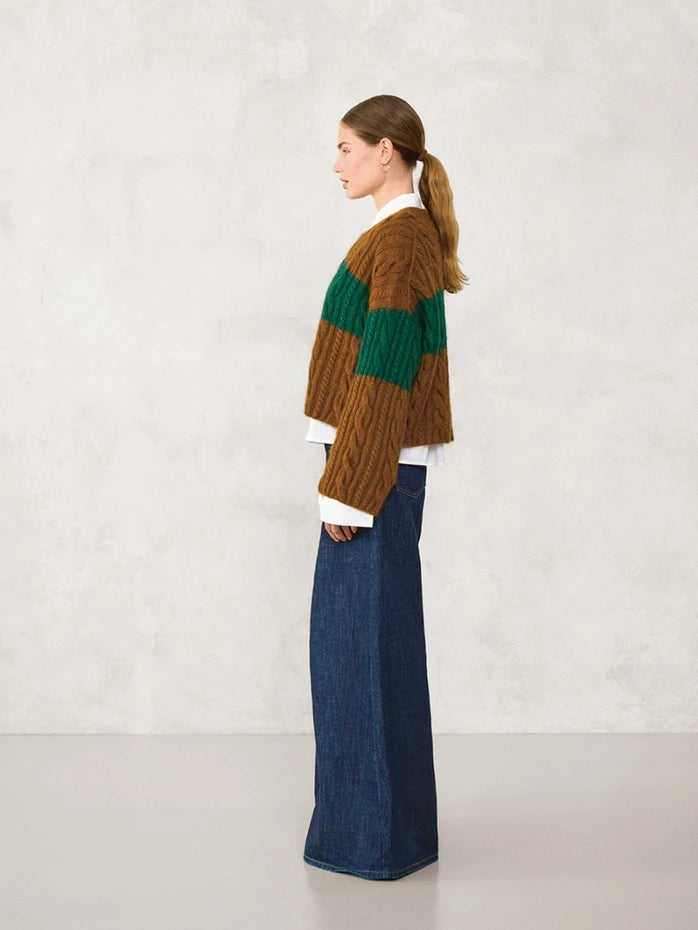 Single Pattern book 2507-1b Brady Sweater  - Free with 10 balls of Sandnes