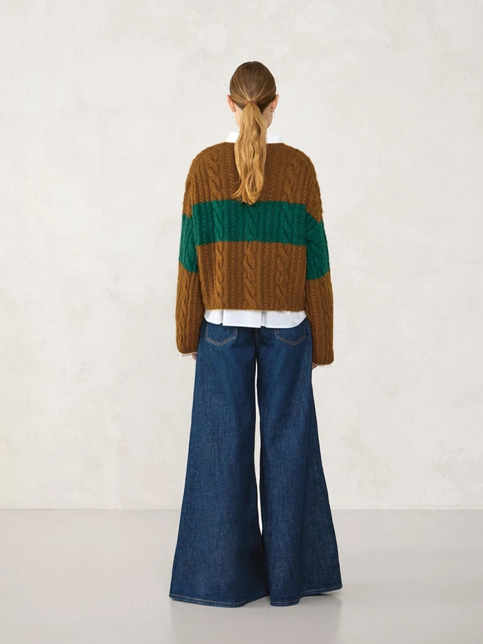 Single Pattern book 2507-1b Brady Sweater  - Free with 10 balls of Sandnes