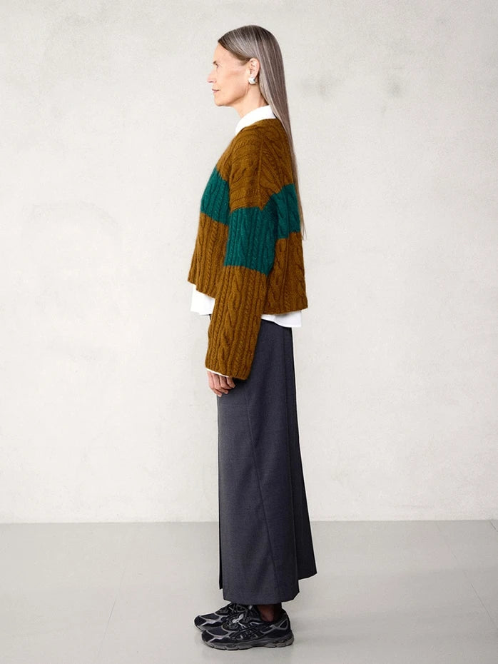 Single Pattern book 2507-1b Brady Sweater  - Free with 10 balls of Sandnes