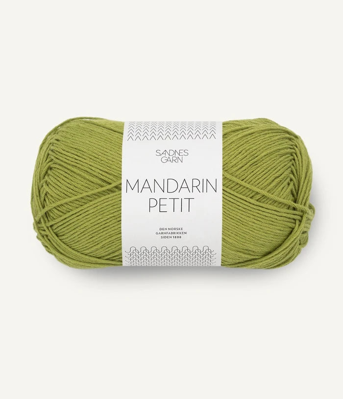 Sandnes Garn Mandarin Petit - Matcha - Bag of 5-  Yarnovers