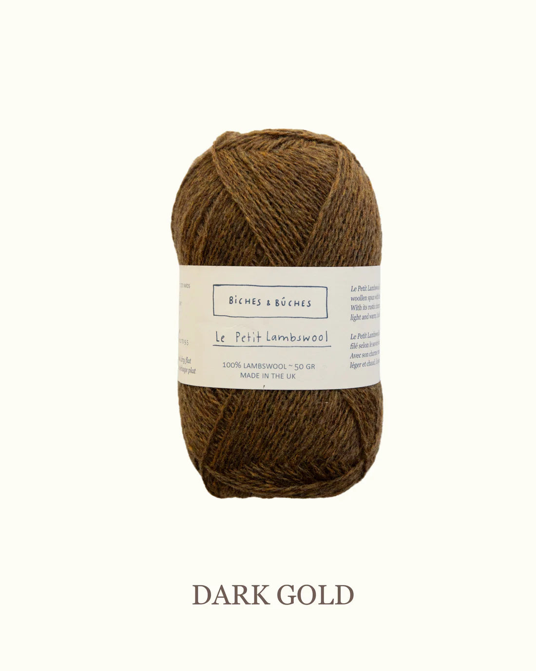 Biches et Buches - Le Petit Lambswool - Dark Gold (5) - Overstock