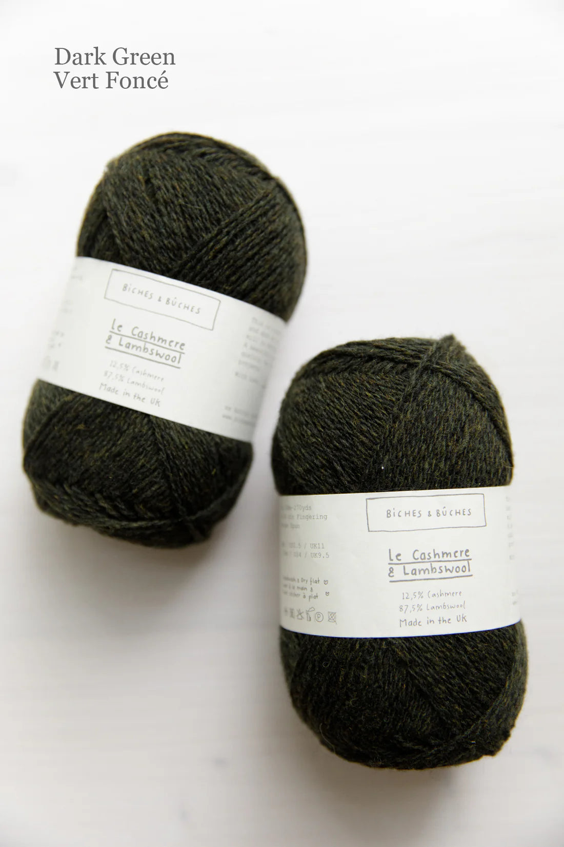 Biches et Buches - Le Cashmere & Lambswool- Dark Green (3) - Overstock