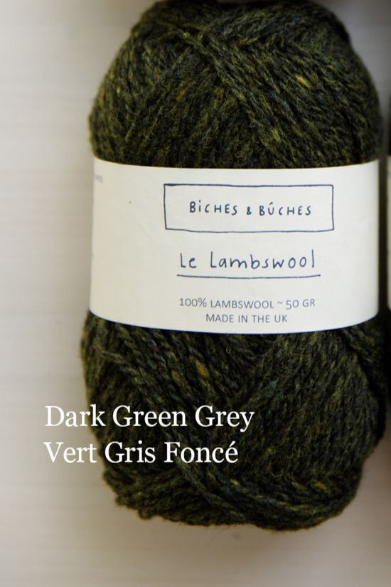 Biches et Buches - Le Lambswool - Dark Green Grey (3) - Overstock