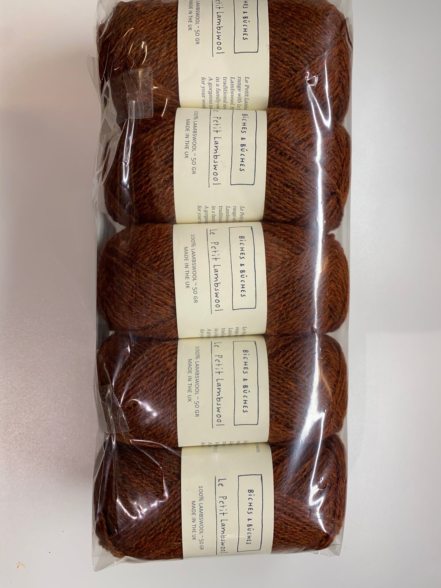 Biches et Buches - Le Petit Lambswool - Dark Red Brown (5) - Overstock