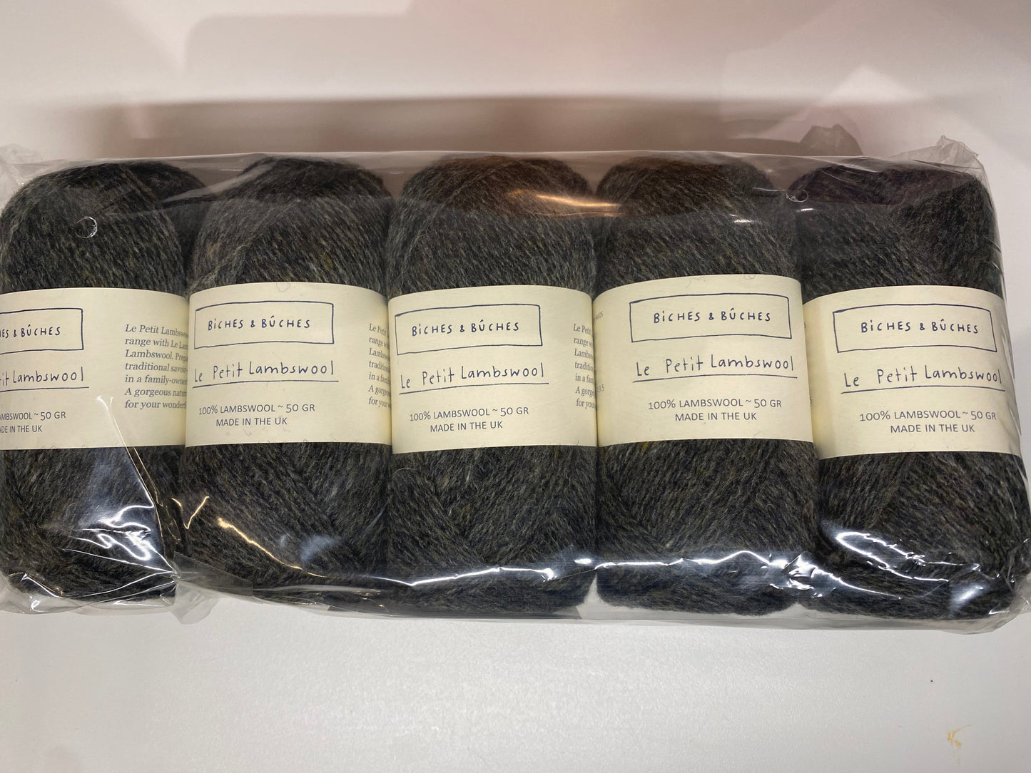Biches et Buches - Le Petit Lambswool - Dark Grey Brown (5) - Overstock