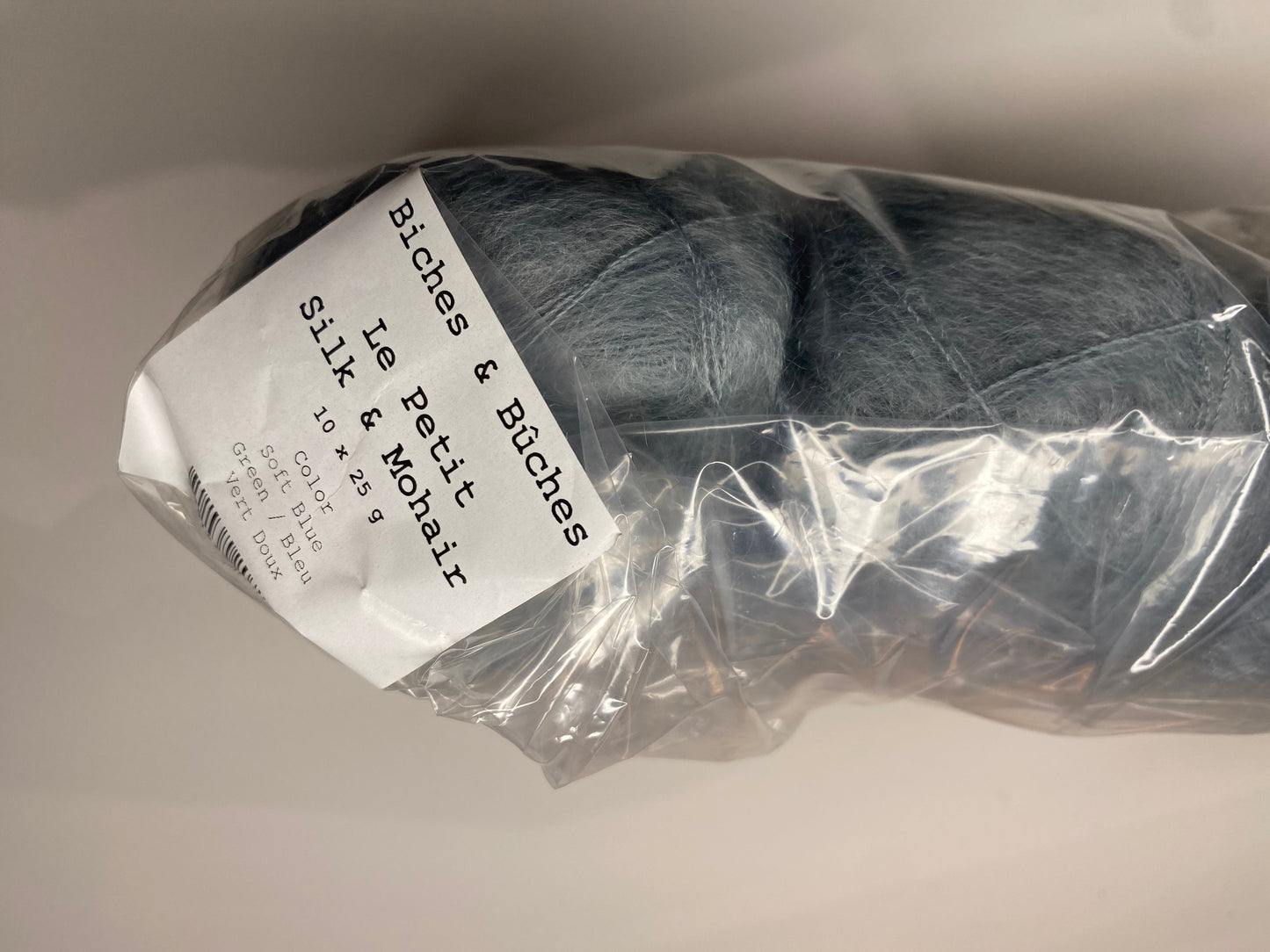 Biches et Buches - Le Petit Silk & Mohair- Soft Blue Green (5) - Overstock