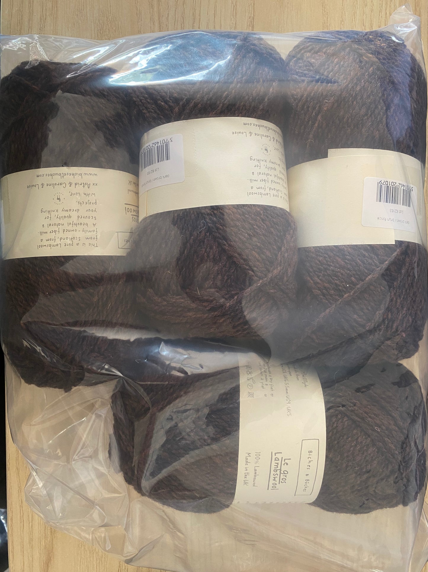 Le Gros Lambswool - Dark Brown (4) - Yarnovers