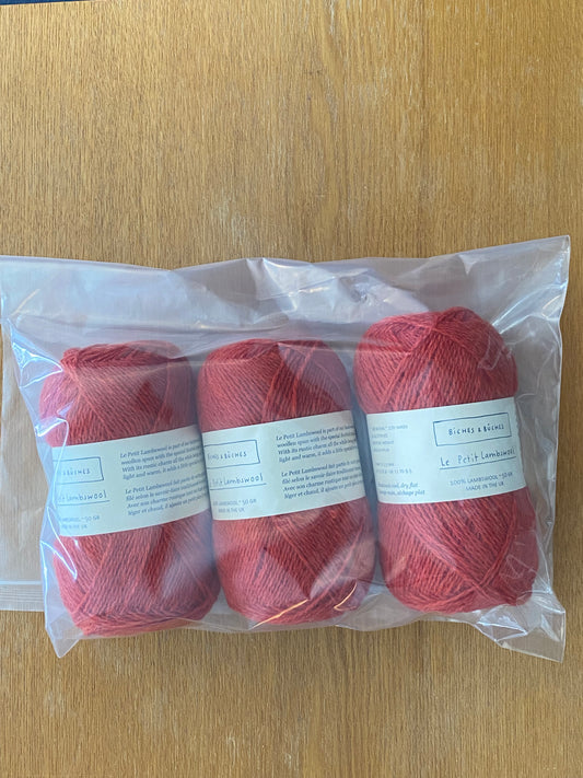 Biches et Buches - Le Petit Lambswool - Orange Red (3) - Yarnovers