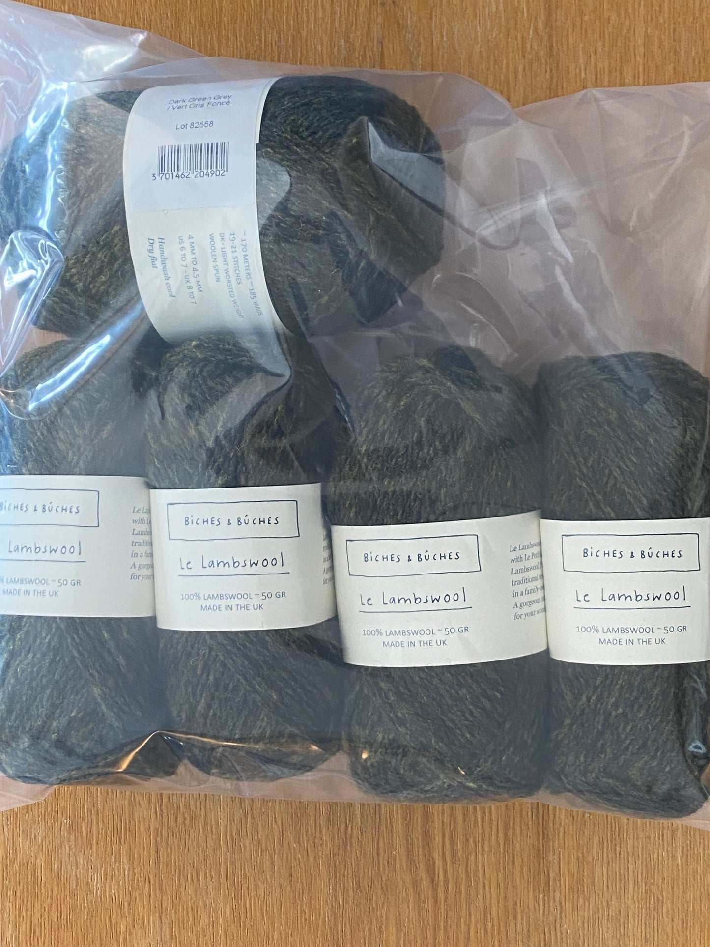 Biches et Buches - Le Petit Lambswool - Very Dark Grey (5) - Yarnovers