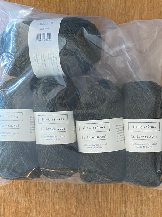 Biches et Buches - Le Petit Lambswool - Very Dark Grey (5) - Yarnovers
