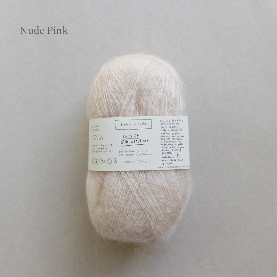 Biches et Buches - Le Petit Silk & Mohair- Nude Pink (5) - Overstock