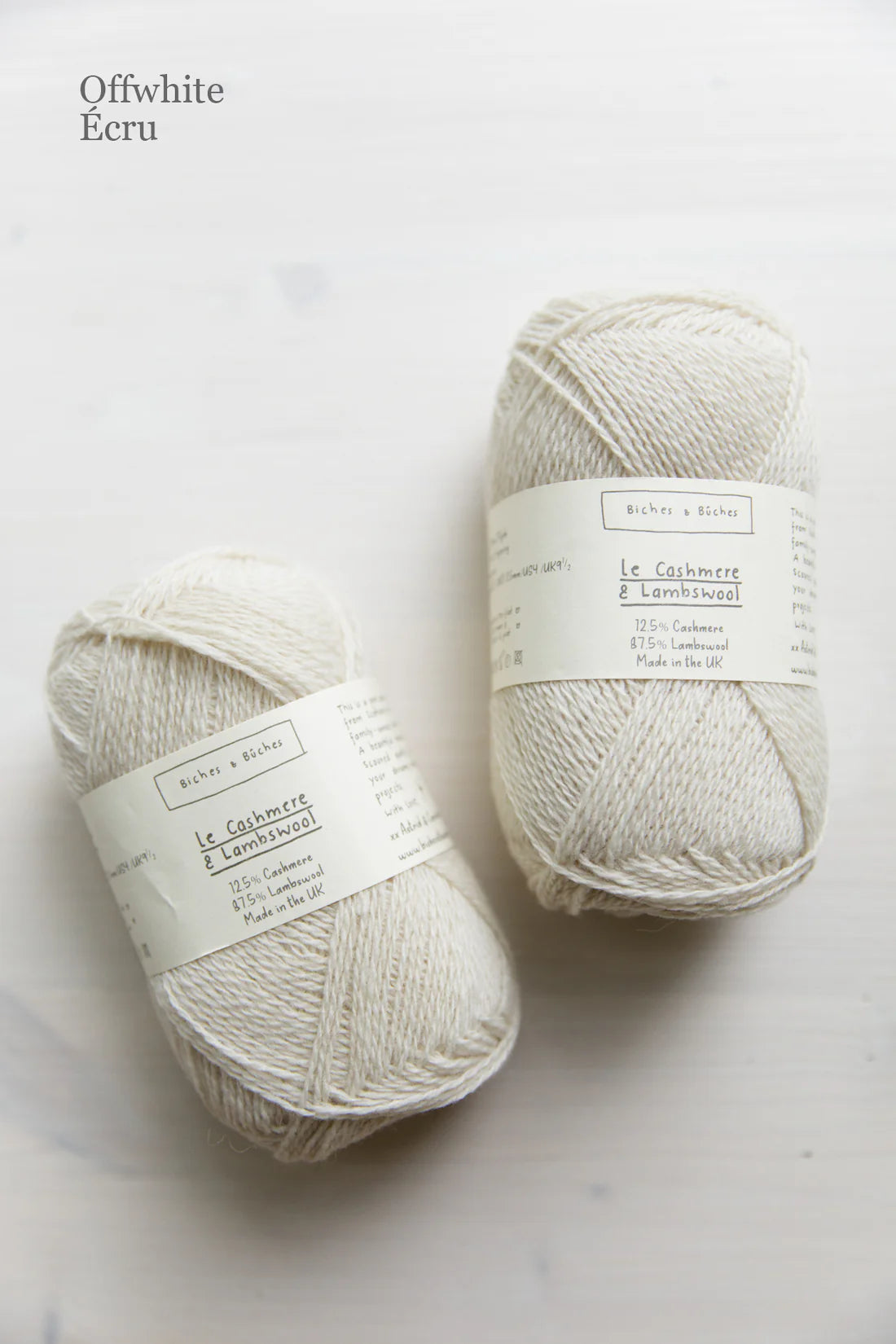 Biches et Buches - Le Cashmere & Lambswool- Off White (6) - Overstock