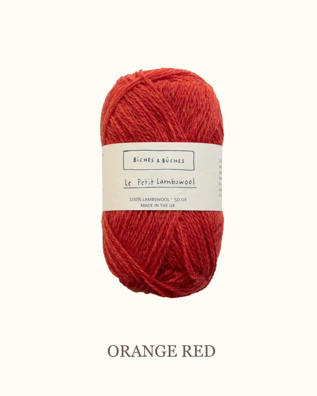 Biches et Buches - Le Petit Lambswool - Orange Red (3) - Yarnovers