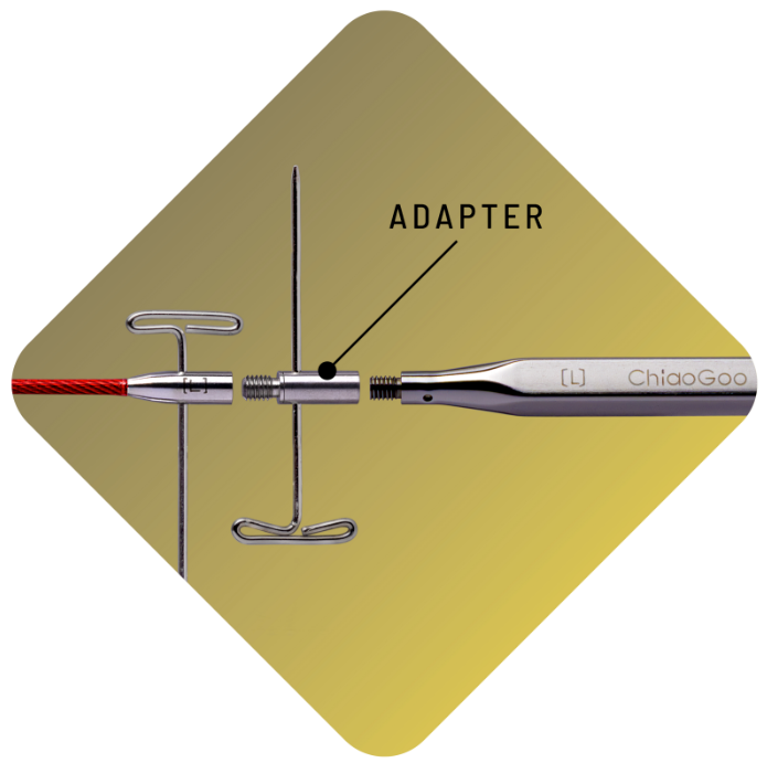 ChiaoGoo Adapter Swivels 360